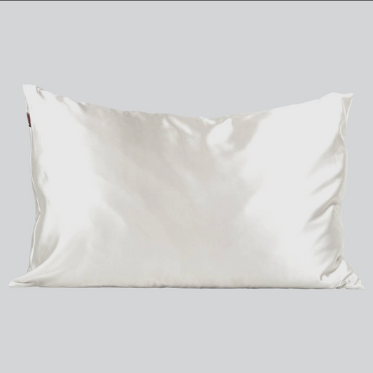 STANDARD SIZE satin ivory pillowcase